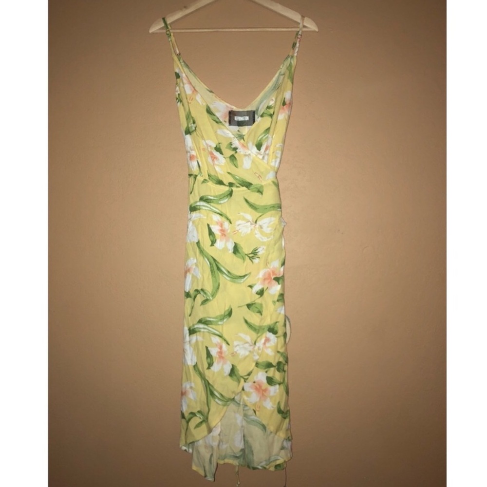 GREAT REFORMATION Anouk Wrap Midi Dress. Perfect Resort Wear. - Picture 7 of 9
